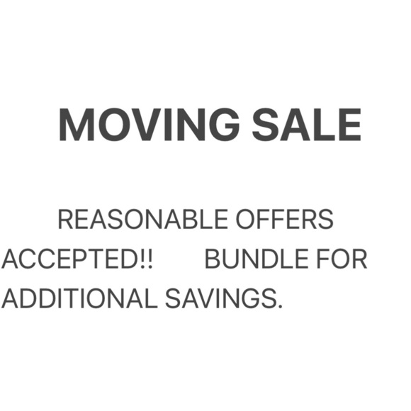 COPY - Moving sale. Reasonable offers accepted. Bundle for more savings!! - Picture 1 of 1